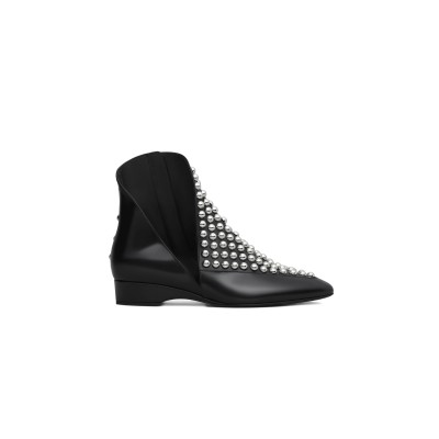 ALAÏA 30MM SIDE-ZIP STUDDED BOOTS 